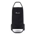 Rolser COM MF 2 Big Wheel Shopping Cart Black: Portable Foldable Grocery Cart with Built-In Handles, No Assembly Required