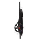 Rolser COM MF 2 Chariot de courses à grandes roues noir : Chariot d'épicerie pliable portable avec poignées intégrées, aucun assemblage requis