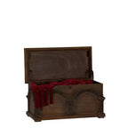 Malle de rangement en bois brun Household Essentials Small Arch