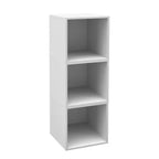 Niche 3pk Cubo Wood Stackable Storage Bookcase Shelf Organizer Cube Snow White