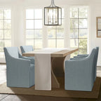 Chaise de salle à manger avec roulettes Madison Park Charlotte
