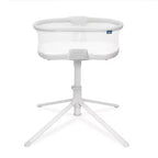 HALO BassiNest Soothing Swivel Sleeper 3.0 Baby Bassinet - Gray: Adjustable Height, 360-Degree Swivel, Vibration