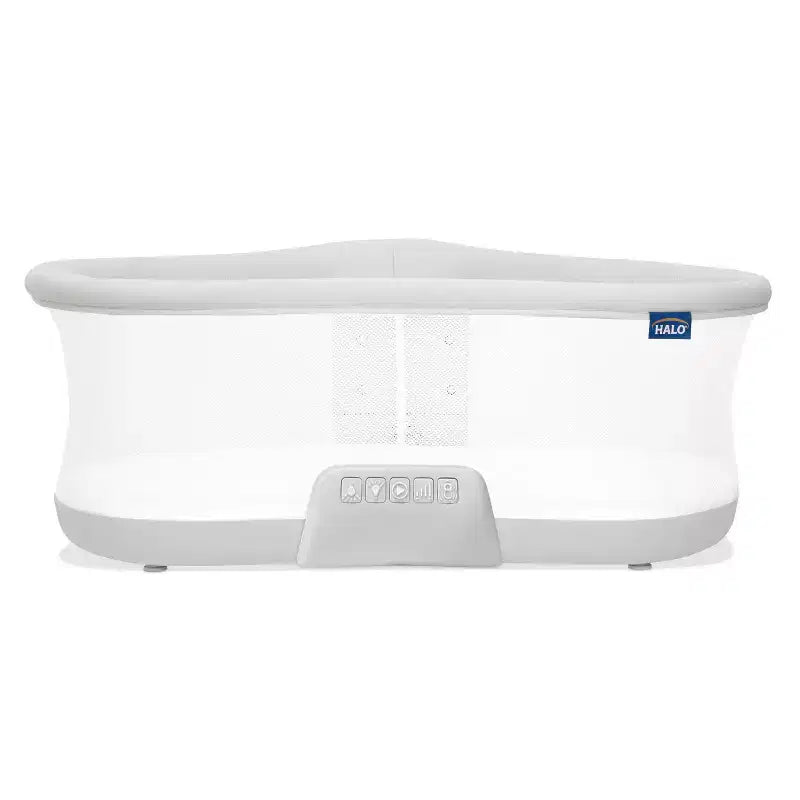 HALO BassiNest Berceau Apaisant Pivotant 3.0 Bébé - Gris : Hauteur ajustable, Pivotant à 360 degrés, Vibration