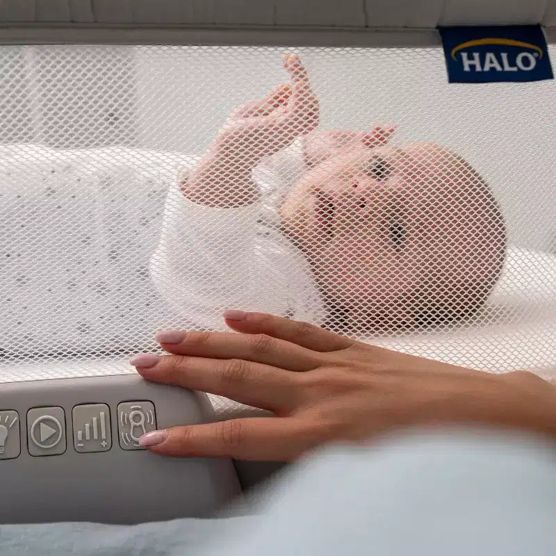 HALO BassiNest Berceau Apaisant Pivotant 3.0 Bébé - Gris : Hauteur ajustable, Pivotant à 360 degrés, Vibration