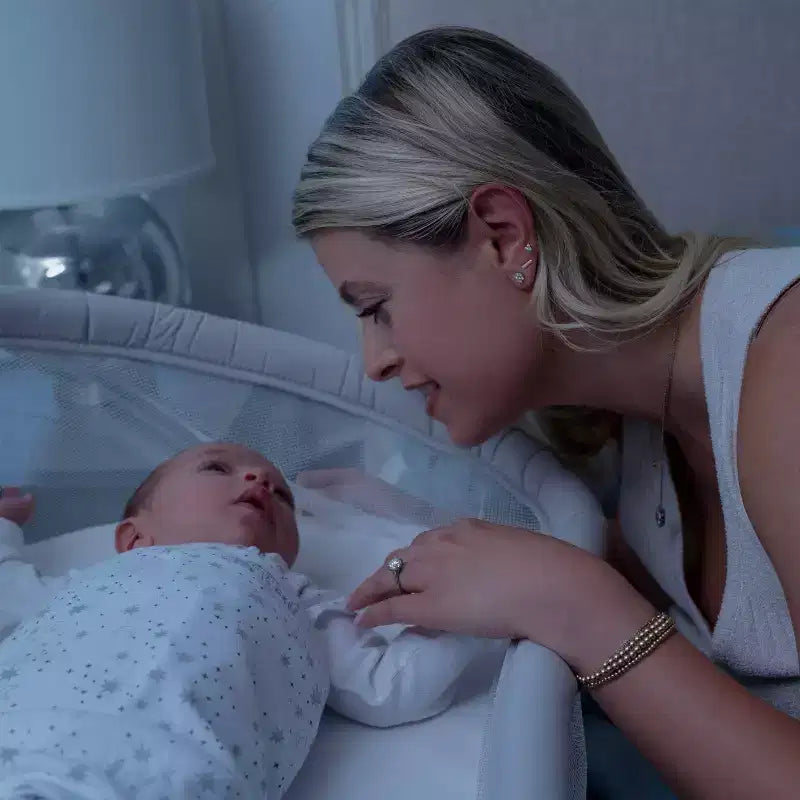 HALO BassiNest Berceau Apaisant Pivotant 3.0 Bébé - Gris : Hauteur ajustable, Pivotant à 360 degrés, Vibration