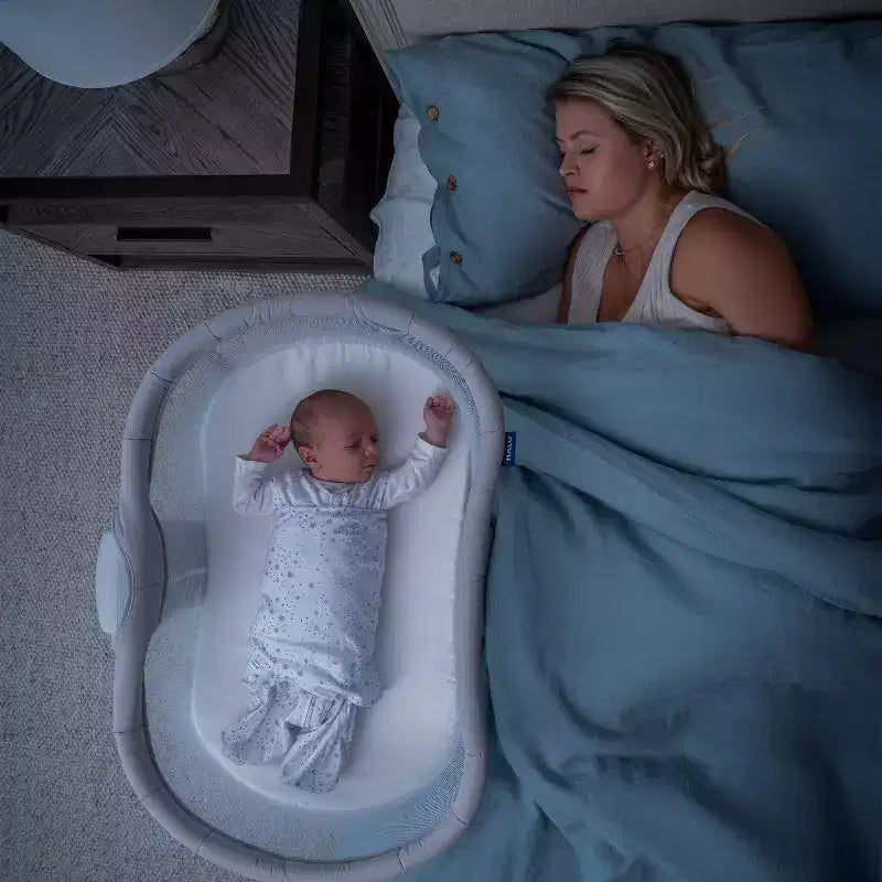 HALO BassiNest Berceau Apaisant Pivotant 3.0 Bébé - Gris : Hauteur ajustable, Pivotant à 360 degrés, Vibration