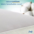 Matelas hybride 2 étapes pour lit de bébé et tout-petit Sealy Cozy Cool : Ferme, mousse de gel, hypoallergénique, épaisseur de 14,6 cm