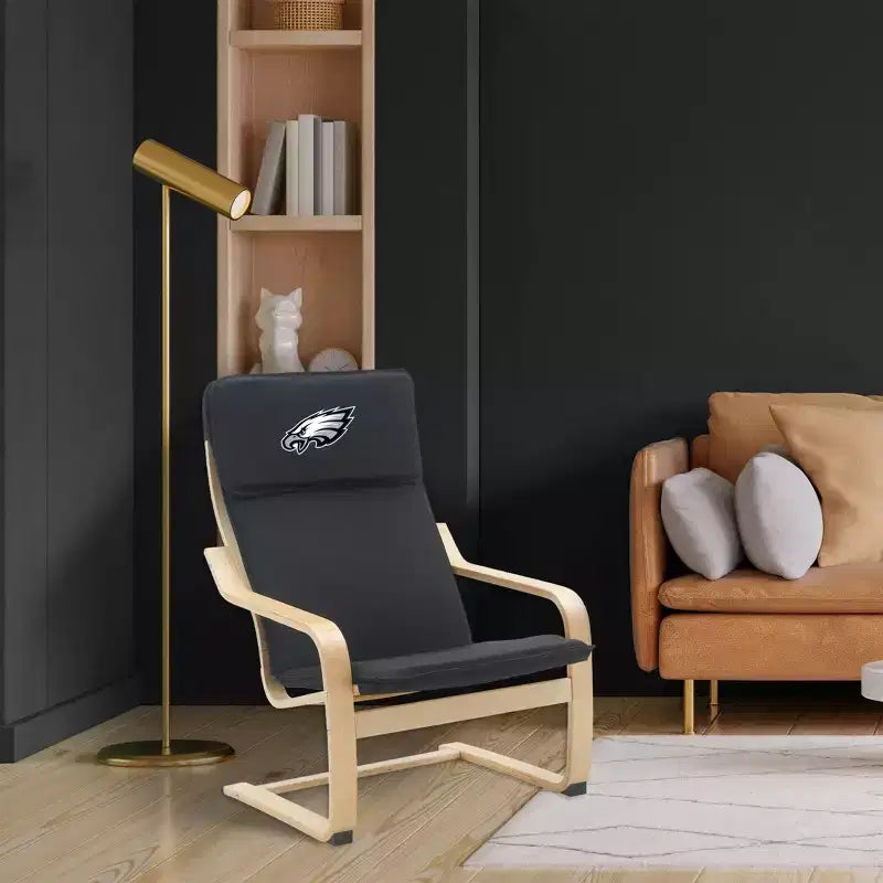 Fauteuil d'appoint en bois courbé NFL Philadelphia Eagles