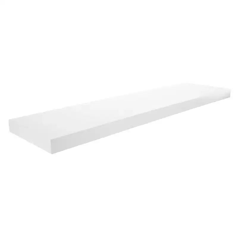Kiera Grace Étagère murale flottante Stockholm Aberg 91,4 cm x 3,8 cm avec éclairage LED blanc : Décoration murale moderne en MDF, aucun assemblage requis
