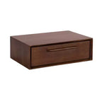 Kate & Laurel All Things Decor 18"x12"x6" McCutcheon Wood Storage Shelf Walnut Brown