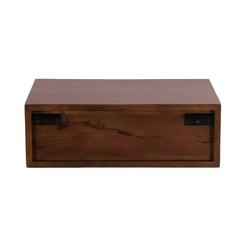Kate & Laurel All Things Decor Étagère de rangement en bois McCutcheon, 45,7 x 30,5 x 15,2 cm, Noyer brun