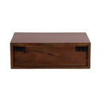 Kate & Laurel All Things Decor Étagère de rangement en bois McCutcheon, 45,7 x 30,5 x 15,2 cm, Noyer brun