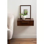 Kate & Laurel All Things Decor Étagère de rangement en bois McCutcheon, 45,7 x 30,5 x 15,2 cm, Noyer brun