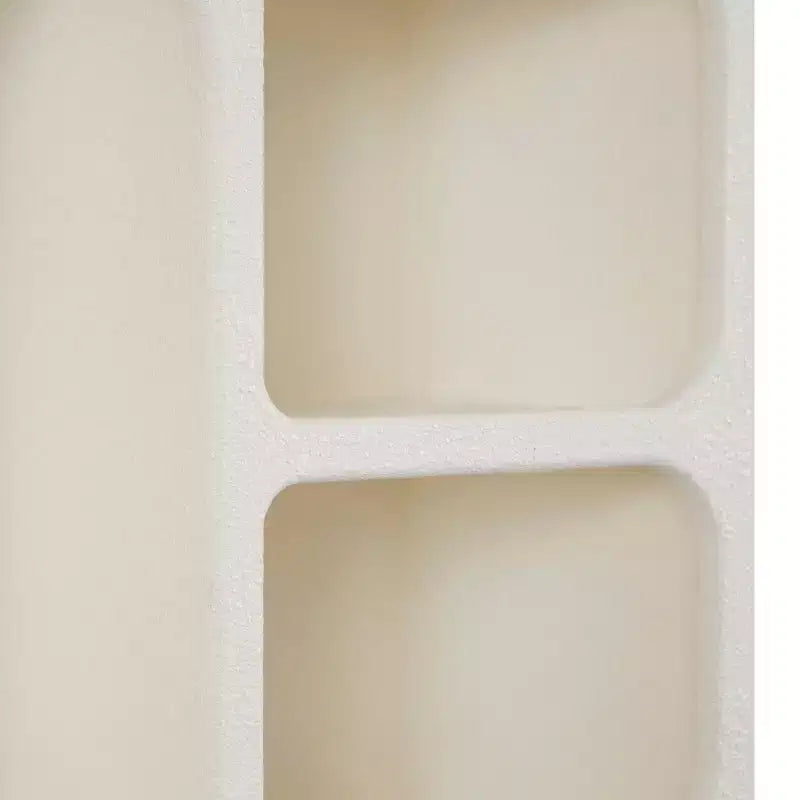 Étagère murale géométrique arquée en bois 24"x16" avec formes de blocs Crème - Olivia & May : Style traditionnel, aucun assemblage, rangement ouvert