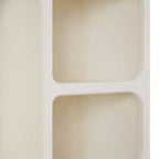 Étagère murale géométrique arquée en bois 24"x16" avec formes de blocs Crème - Olivia & May : Style traditionnel, aucun assemblage, rangement ouvert