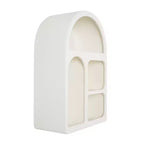 Étagère murale géométrique arquée en bois 24"x16" avec formes de blocs Crème - Olivia & May : Style traditionnel, aucun assemblage, rangement ouvert