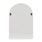 Étagère murale géométrique arquée en bois 24"x16" avec formes de blocs Crème - Olivia & May : Style traditionnel, aucun assemblage, rangement ouvert