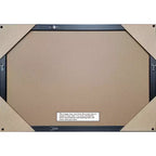 Miroir mural de salle de bain en bois étroit, 104 x 76 cm, sans biseau, noyer chaud - Amanti Art : Moderne, rectangulaire, à fixer au mur