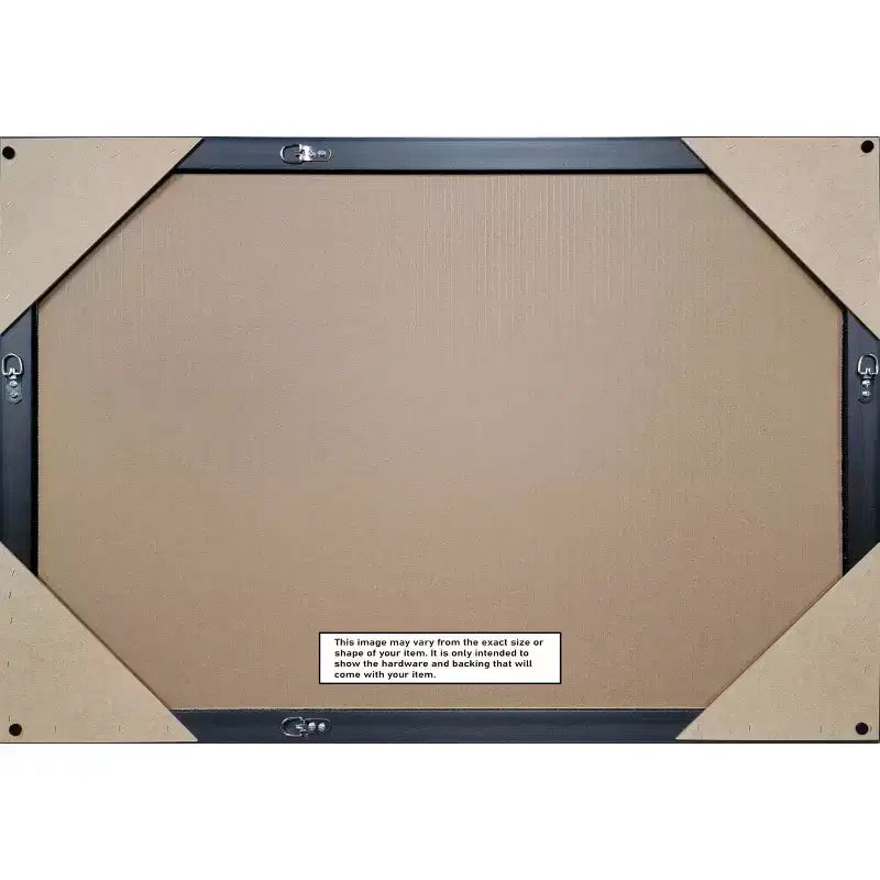 Miroir mural de salle de bain en bois étroit, 104 x 76 cm, sans biseau, noyer chaud - Amanti Art : Moderne, rectangulaire, à fixer au mur