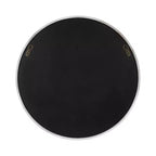 Miroir mural rond Warbrook de Kate & Laurel All Things Decor 26"X26" Brun rustique/Blanc
