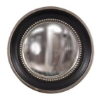 Howard Elliott Decorative Stanton Round Framed Wall Mirror Matte Black: 16" Modern Polyurethane, No Assembly Required