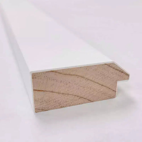 Miroir de porte Amanti Art 18" x 52" en bois blanc non biseauté