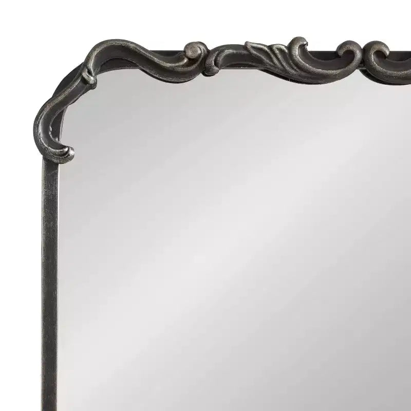 Miroir mural encadré Kate & Laurel All Things Decor 20"x27" Brazelton Noir