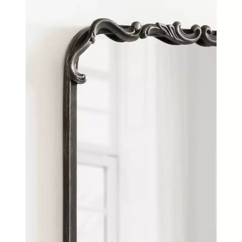 Miroir mural encadré Kate & Laurel All Things Decor 20"x27" Brazelton Noir