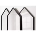 Miroir mural encadré Diaz 71 cm x 68,5 cm Noir - Kate & Laurel All Things Decor : Hexagonal, Design Moderne, Aucun assemblage requis
