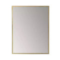Brewster Laia Gold Rectangular Mirror: Modern Style, 29"x23" Mirror , No Assembly, Wall Mount Decorative Mirror