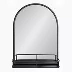 Miroir mural fonctionnel Estero 20 po x 28 po noir - Kate & Laurel All Things Decor
