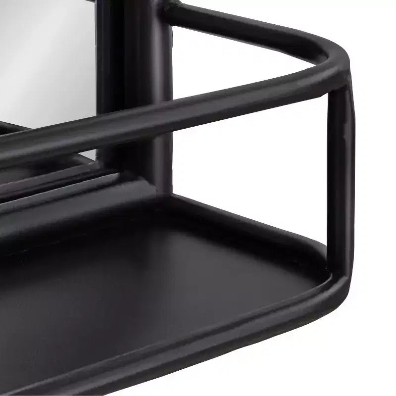 Miroir mural fonctionnel Estero 20 po x 28 po noir - Kate & Laurel All Things Decor