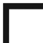 Amanti Art 17" x 51" Miroir de porte intégral encadré Avon noir : Rectangulaire moderne pour chambre et montage mural