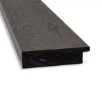 Amanti Art Miroir mural rustique gris de 32 po x 32 po sans biseau : Carré, cadre en polystyrène, fixation murale