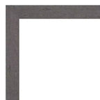 Amanti Art Miroir mural rustique gris de 32 po x 32 po sans biseau : Carré, cadre en polystyrène, fixation murale