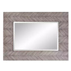 Miroir mural Howard Elliott 42"x42" Kenton Sunburst avec cadre en fer : Décor moderne, aucun assemblage requis, fixation murale