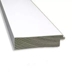 Miroir mural blanc non biseauté de 34" x 28" pour armoire - Amanti Art : Style moderne, cadre en polystyrène, quincaillerie de montage incluse