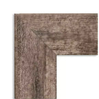 Miroir mural hibou brun en bois 44 po x 33 po sans biseau – Amanti Art