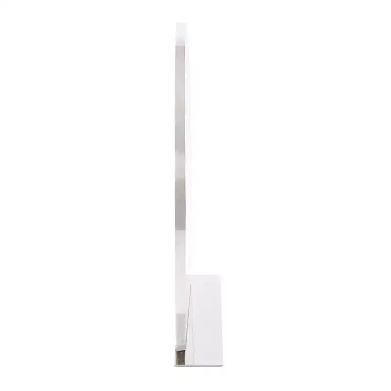 Miroir mural rond Howard Elliott 30"x25.5" en acier inoxydable avec étagère argentée