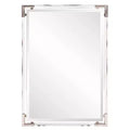 Howard Elliott 38.5"x26.5" Elsie and Acrylic Rectangular Decorative Wall Mirror Silver