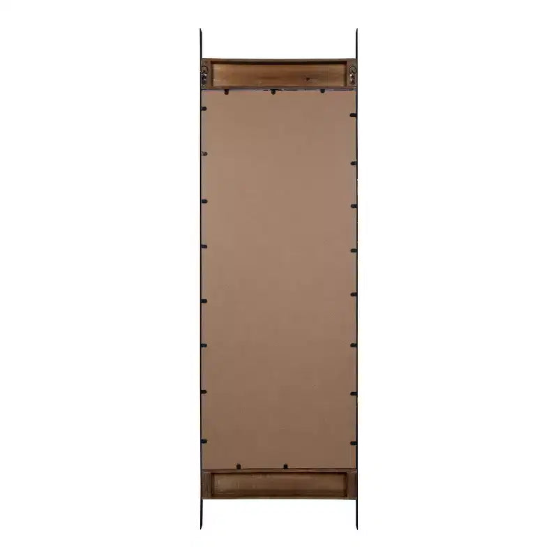 Miroir mural Kincaid pleine longueur 48,7 cm x 160 cm Marron Rustique - Kate & Laurel All Things Decor: Cadre en métal, Miroir Autoportant