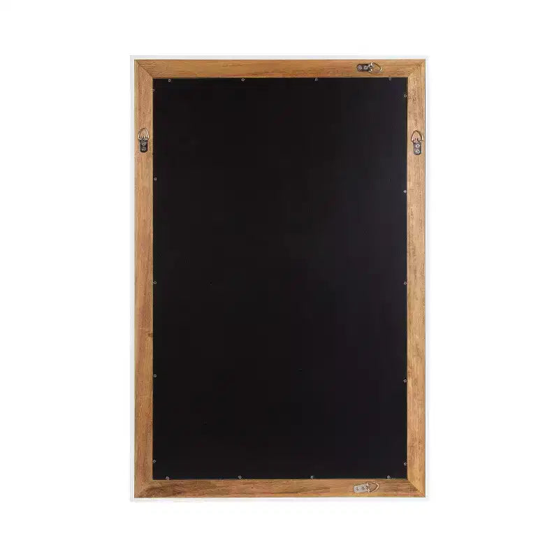 Miroir mural Ellison 24"x36" Kate & Laurel All Things Decor : cadre étagé, marron rustique bicolore