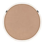 Kate & Laurel All Things Decor Miroir Mural Rond Encadré Rahfy 28" Blanc