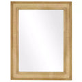 WallBeyond 27"x34" Rattan Mirror Light Brown