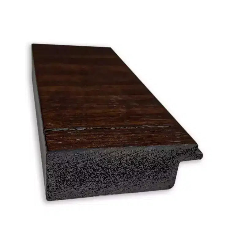 Miroir sur pied ou à poser Amanti Art Wildwood, 28 po x 64 po, cadre en polystyrène, à suspendre au mur, marron : Rectangle moderne