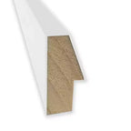 Miroir mural de salle de bain en bois Lucie 19" x 25" non biseauté blanc - Amanti Art : Coiffeuse rectangulaire moderne, quincaillerie de montage incluse