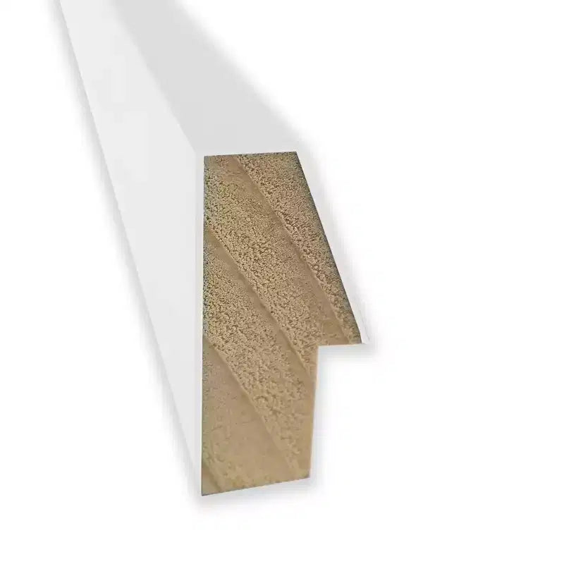 Miroir mural de salle de bain en bois Lucie 19" x 25" non biseauté blanc - Amanti Art : Coiffeuse rectangulaire moderne, quincaillerie de montage incluse