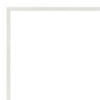 Miroir mural de salle de bain en bois Lucie 19" x 25" non biseauté blanc - Amanti Art : Coiffeuse rectangulaire moderne, quincaillerie de montage incluse