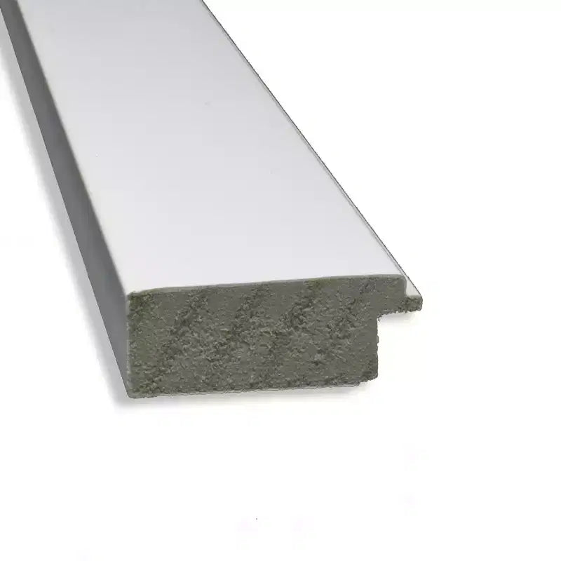 Miroir mural étroit de 29 po x 29 po sans biseau pour armoire, blanc - Amanti Art : Carré moderne, cadre en polystyrène, quincaillerie de montage incluse