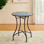 Ensemble bistrot pliant en métal Glitzhome pour extérieur, 3 pièces, table et chaises de patio